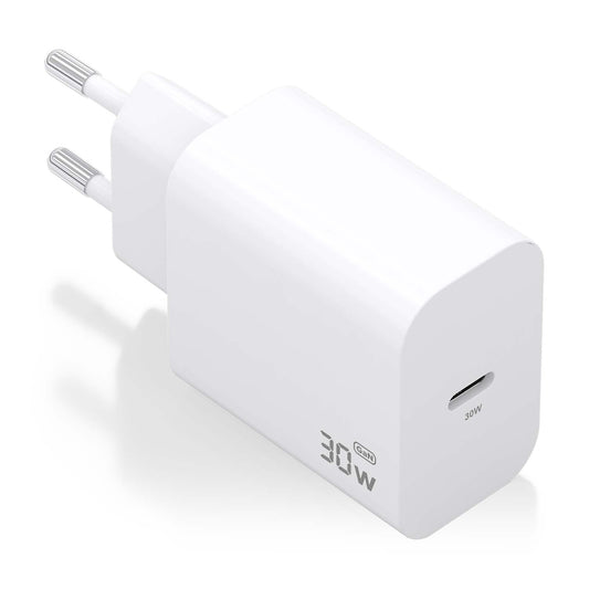 AISENS 1xUSB-C 30W White Wall Charger (A110-0940)