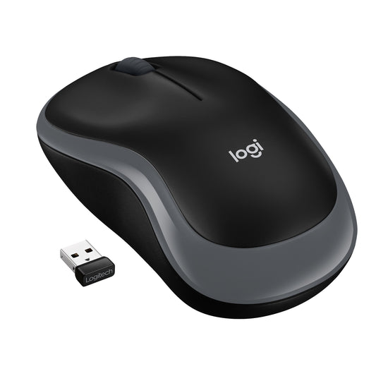 LOGITECH M185 RF Wireless Mouse Grey (910-002238)