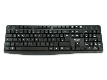 EQUIP 105 Keys USB Keyboard Black (EQ245211)