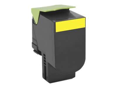 Lexmark CX410/CX510 Yellow Original Toner Cartridge - 80C2HY0/80C2HYE/802HY