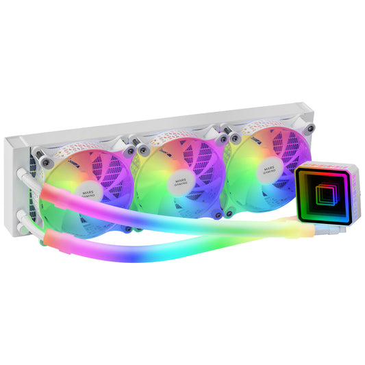 Ref. CPU Liq. Mars Gaming 650W ARGB White (MLULTRA360W)