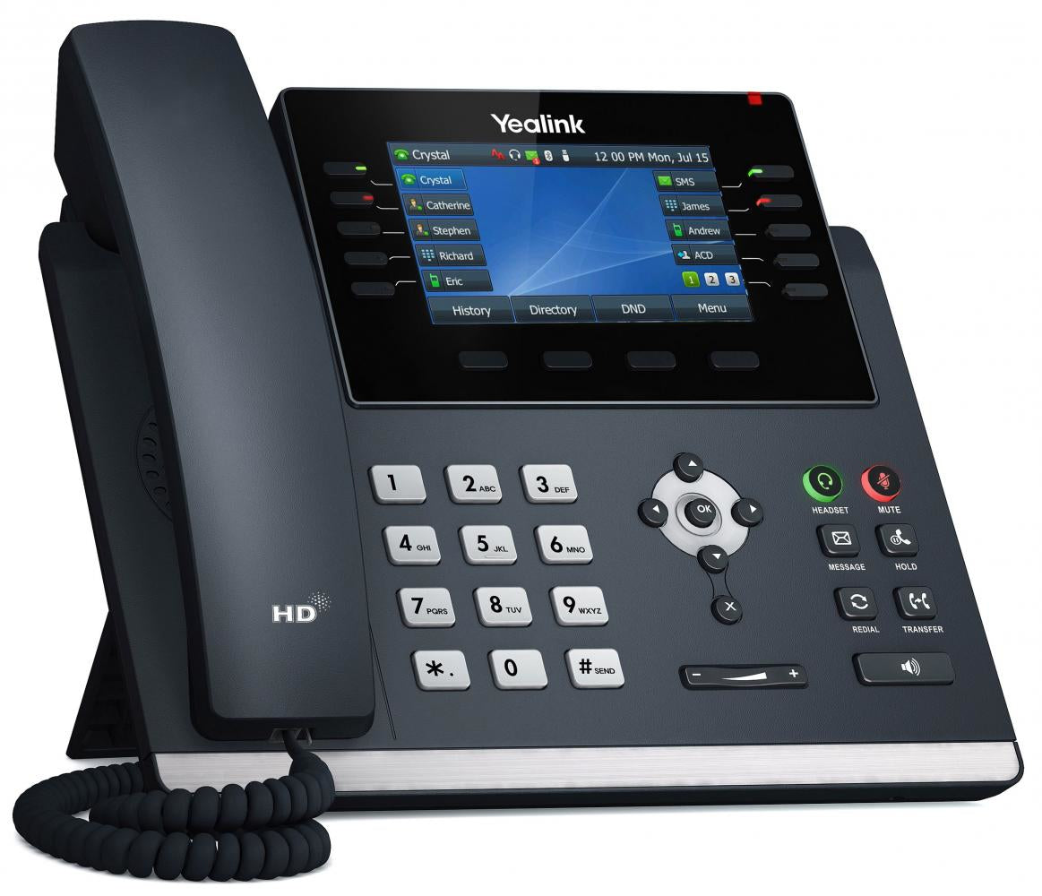TELEFONO YEALINK T46U IP 16 SIP POE SIN PSU