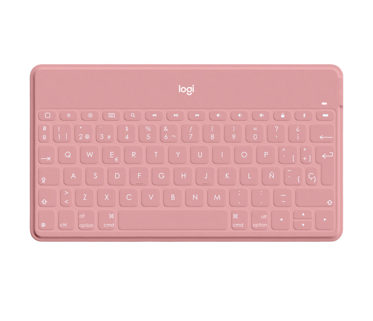 LOGITECH KEYS TO GO WIRELESS KEYBOARD FOR MACOS ROSE