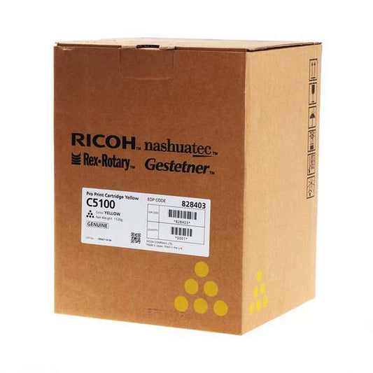 Ricoh Pro C5100/C5110 Yellow Original Toner Cartridge - 828403