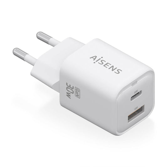 AISENS 30W White Wall Charger (ASCH-30W2P020-W)