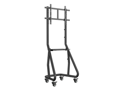 Floor-standing mobile monitor/TV mount for heavy-duty screens from 37" to 80" fixed max VESA 600x400 up to 80kg black