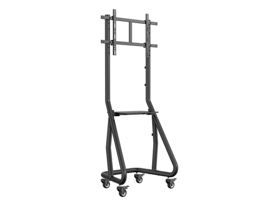 Floor-standing mobile monitor/TV mount for heavy-duty screens from 37" to 80" fixed max VESA 600x400 up to 80kg black