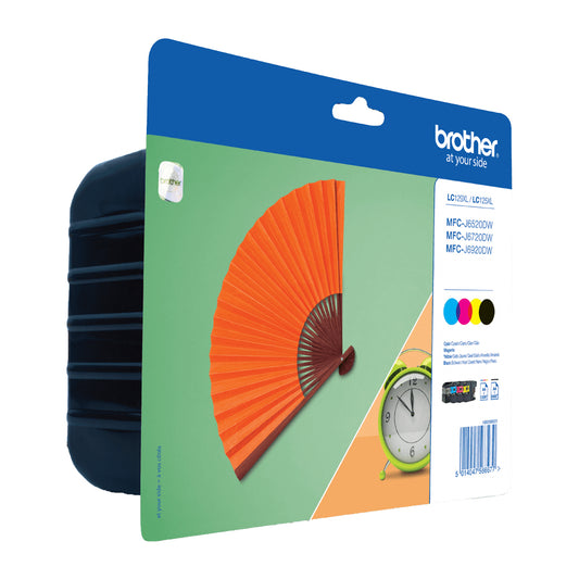 BROTHER XL Ink Black/Tri-color Pack (LC129XLVALBP)