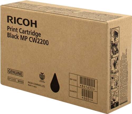 Ricoh Aficio MP-CW2200SP Black Original Ink Cartridge - 841635/MP CW2200BK