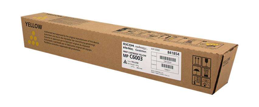 Ricoh Aficio MP-C4503/MP-C5503/MP-C6003 Yellow Original Toner Cartridge - 841854