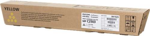 Ricoh Aficio MP-C2503SP/MP-C2003SP/MP-C2011SP Yellow Original Toner Cartridge - 841929