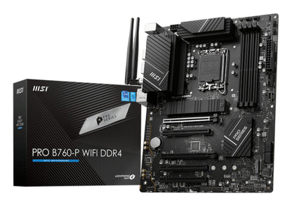 PLACA BASE MSI PRO B760-P WIFI ATX DDR4 HDMI + DP