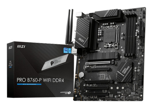 PLACA BASE MSI PRO B760-P WIFI ATX DDR4 HDMI + DP