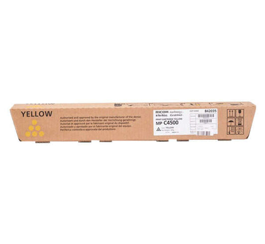 Ricoh Aficio MP-C3500/MP-C4500 Yellow Original Toner Cartridge - 884931/888609/842035