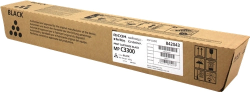 Ricoh Aficio MP-C2800/MP-C3300 Black Original Toner Cartridge - 841124/842043