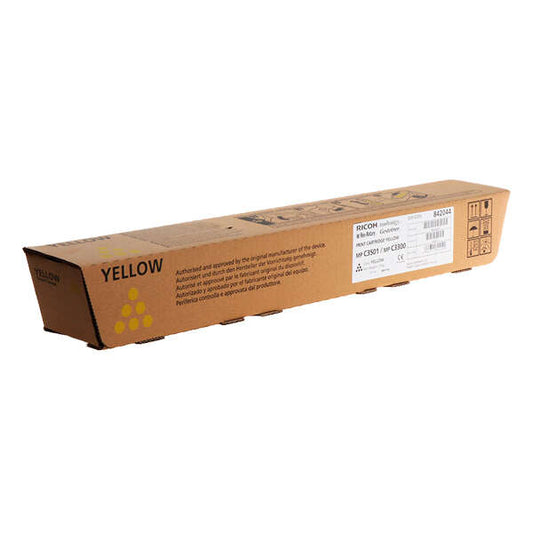Ricoh Aficio MP-C2800/MP-C3300/MP-C3001/MP-C3501 Yellow Original Toner Cartridge - 841125/842044/841425