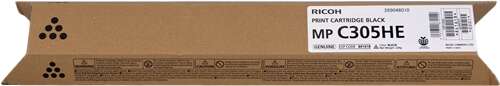Ricoh Aficio MP-C305/MP-C305SPF Black Original Toner Cartridge - 842079/841618/MPC305HEBK