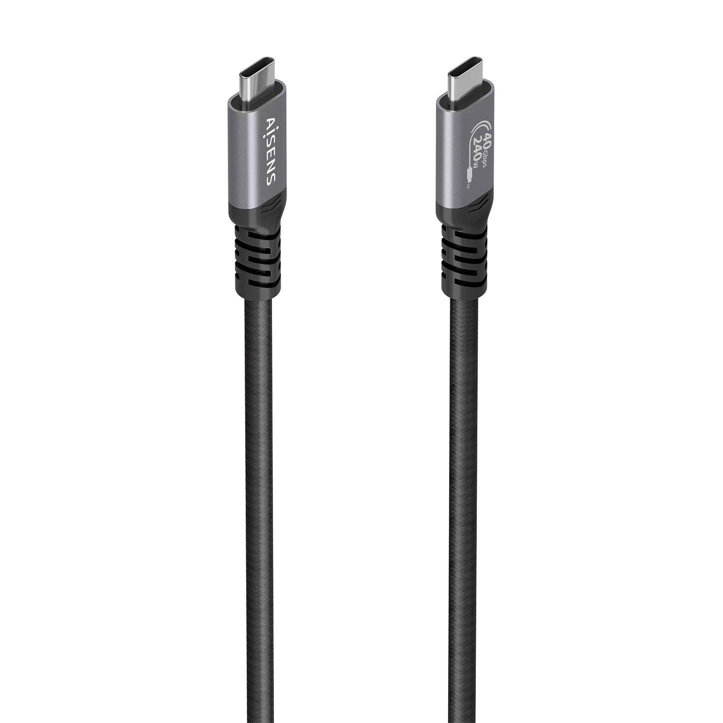 Cable AISENS USB-C 4.0/M PD 240W 0.5m Negro (A156-0993)