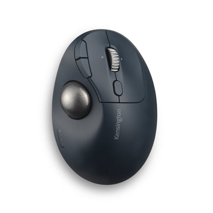 Raton trackball pro fit ergo tb550 inalambrico con receptor USB y bluetooth bateria recargable a traves de puerto USB-C hasta cuatro meses con una sola carga