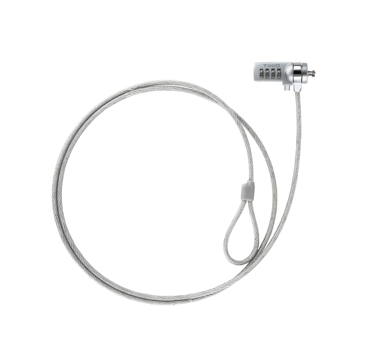 CABLE SEGURIDAD TOOQ PORTATIL COMBINACION 1.5M