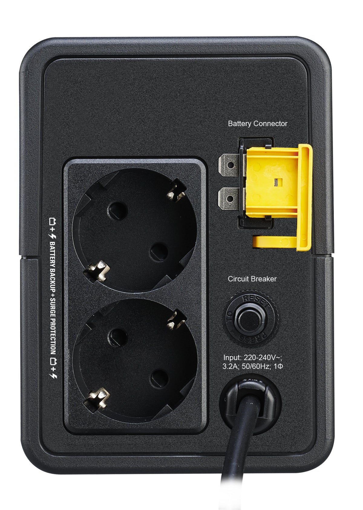S.A.I. APC BVX 700VA 360W 2xSchuko Negra (BVX700LI-GR)