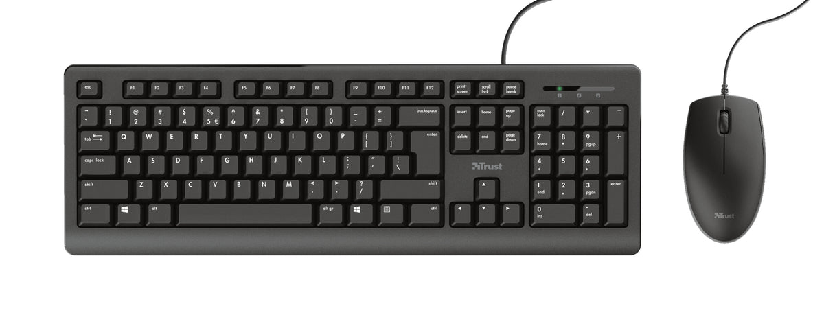 Teclado+Ratón Trust Primo USB-A 1.8m Negro (23972) - vista 2