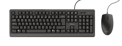 Teclado+Ratón Trust Primo USB-A 1.8m Negro (23972) - vista 2