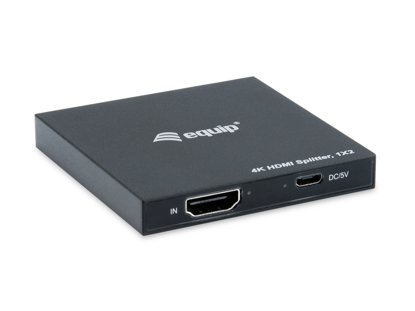 Splitter EQUIP 4K UHD 3D 2xHDMI Out Black (EQ332715)
