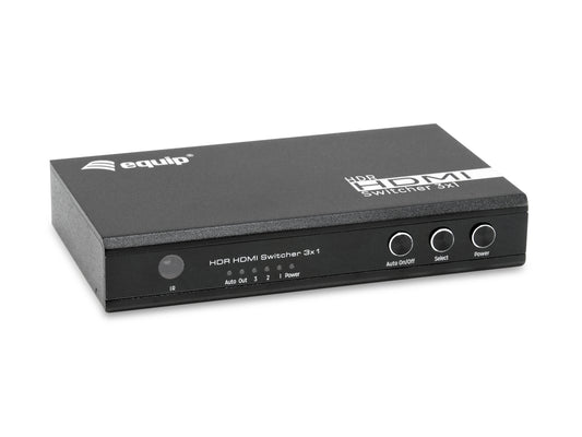 Switch EQUIP 1xHDMI Output 3xHDMI Input (EQ332725)
