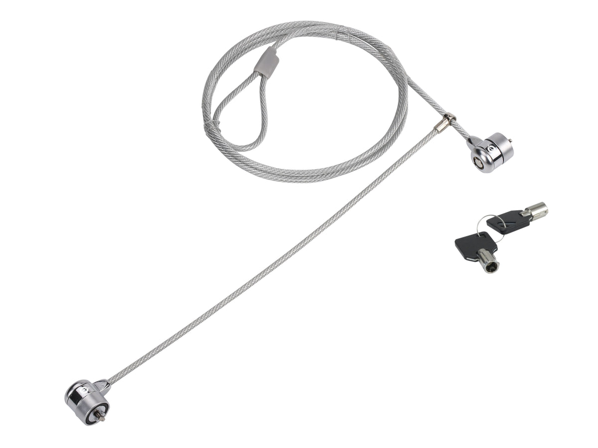 Cable Seguridad CONCEPTRONIC 1.5m 2 Llaves(CNBSLOCK15T)