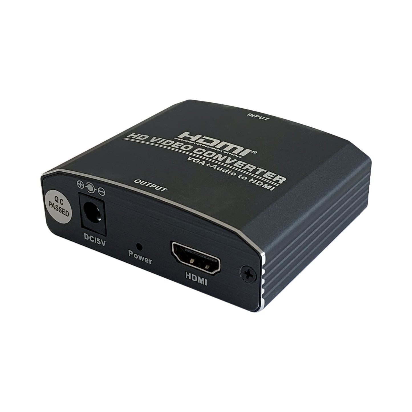 AISENS VGA/H+3.5mm to HDMI/H Black Adapter (A115-0386)