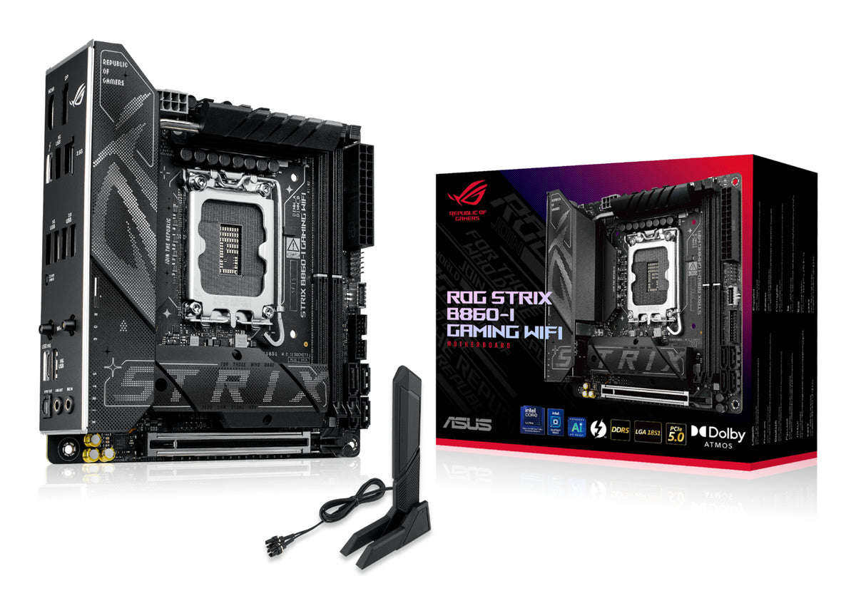ASUS ROG STRIX B860-I GAMING WIFI: (LGA1851) 2DDR5 HDMI (90MB1JB0-M0EAY0)