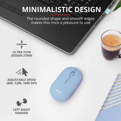 RATON TRUST PUCK RECARGABLE WIRELESS BLUETOOTH BLUE