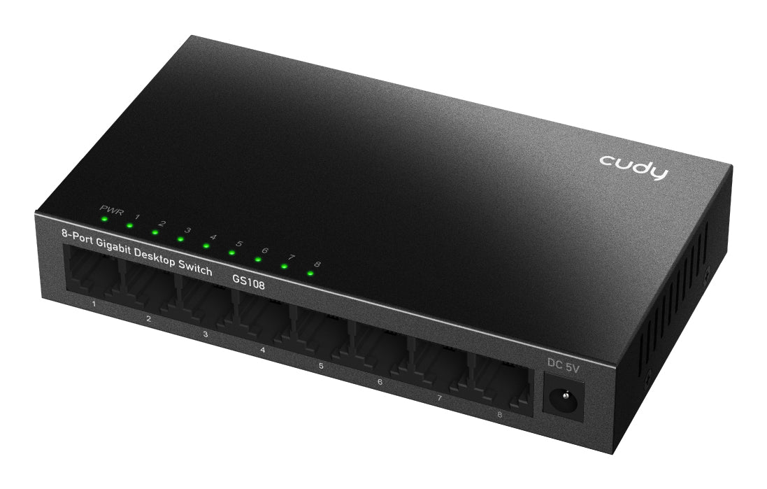 CUDY 8-port 10/100/1000Mb Gigabit Switch (GS108)