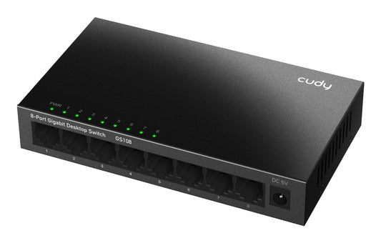 CUDY 8-port 10/100/1000Mb Gigabit Switch (GS108)