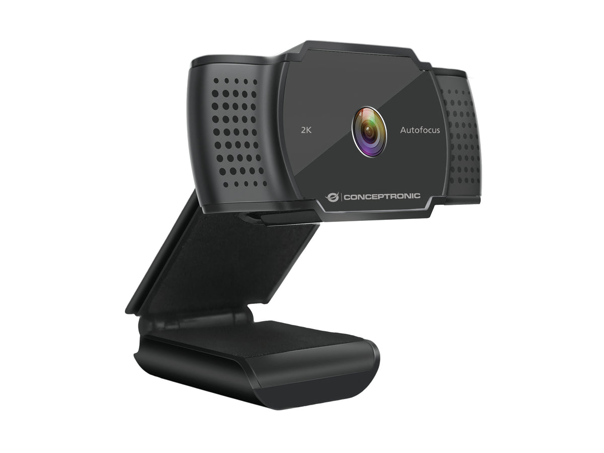WebCam CONCEPTRONIC 2K FHD Micrófono Negra (AMDIS02B)