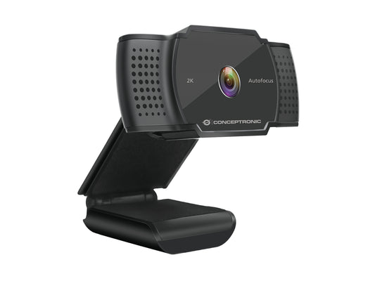 WebCam CONCEPTRONIC 2K FHD Micrófono Negra (AMDIS02B)