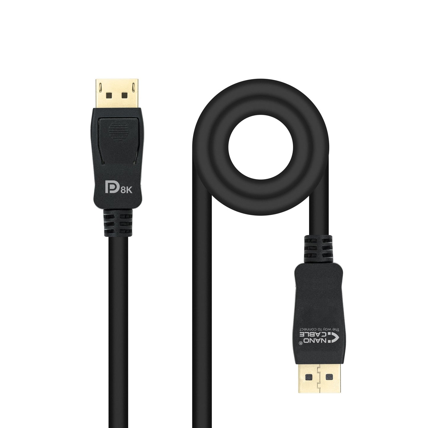Nanocable DP/M a DP/M 1m Negro (10.15.2501)