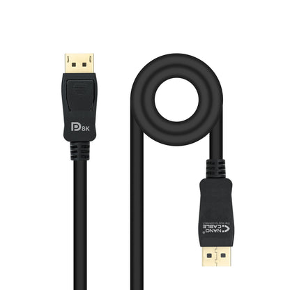 Nanocable DP/M a DP/M 1m Negro (10.15.2501)