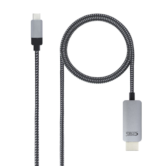 Nanocable USB-C/M a HDMI/M 1.8m Negro (10.15.5102)