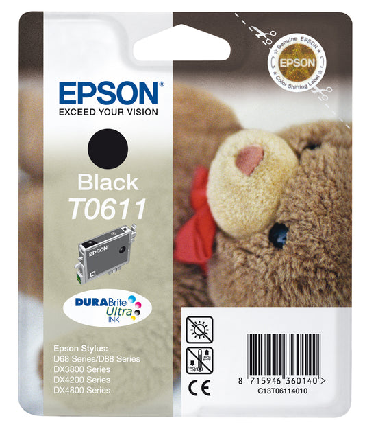 INK EPSON C13T06114010 ULTRA BLACK T0611