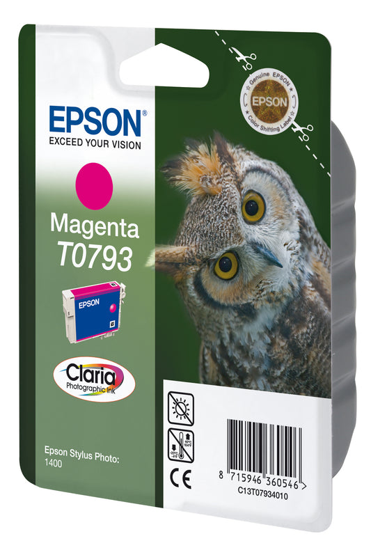 Epson T0793 Magenta Ink 11.1ml (C13T07934010)