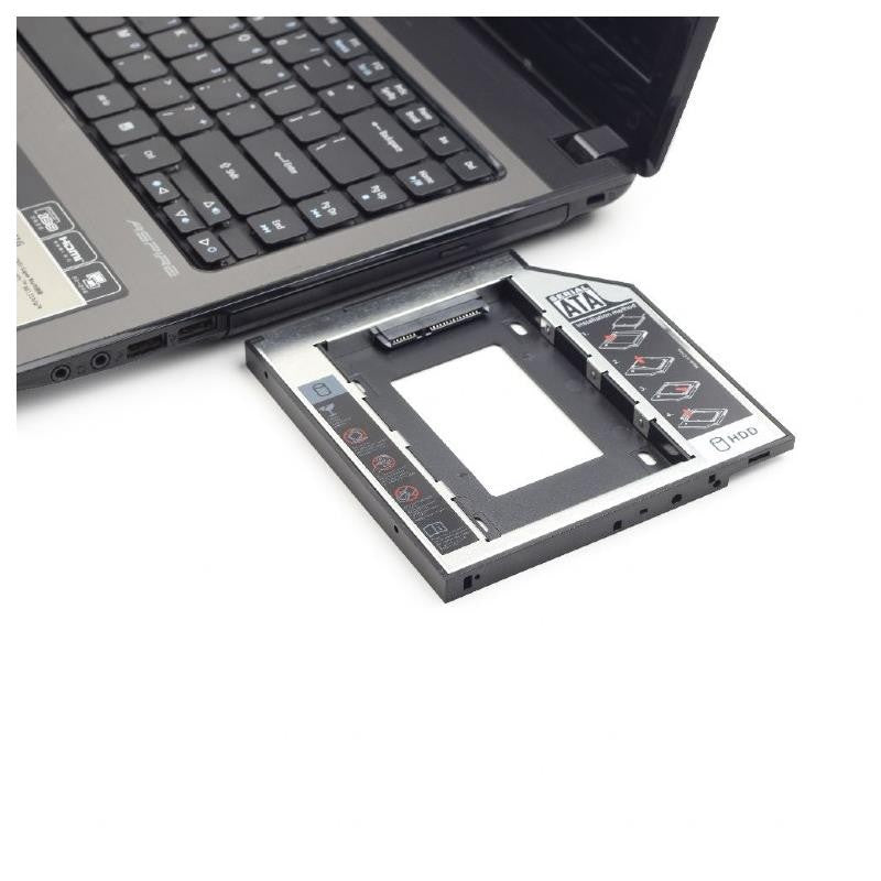 ADAPTADOR GEMBIRD DISCO DURO 2.5" PARA UNIDAD OPTICA PORTATIL 9.5MM