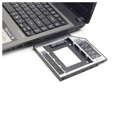 ADAPTADOR GEMBIRD DISCO DURO 2.5" PARA UNIDAD OPTICA PORTATIL 9.5MM