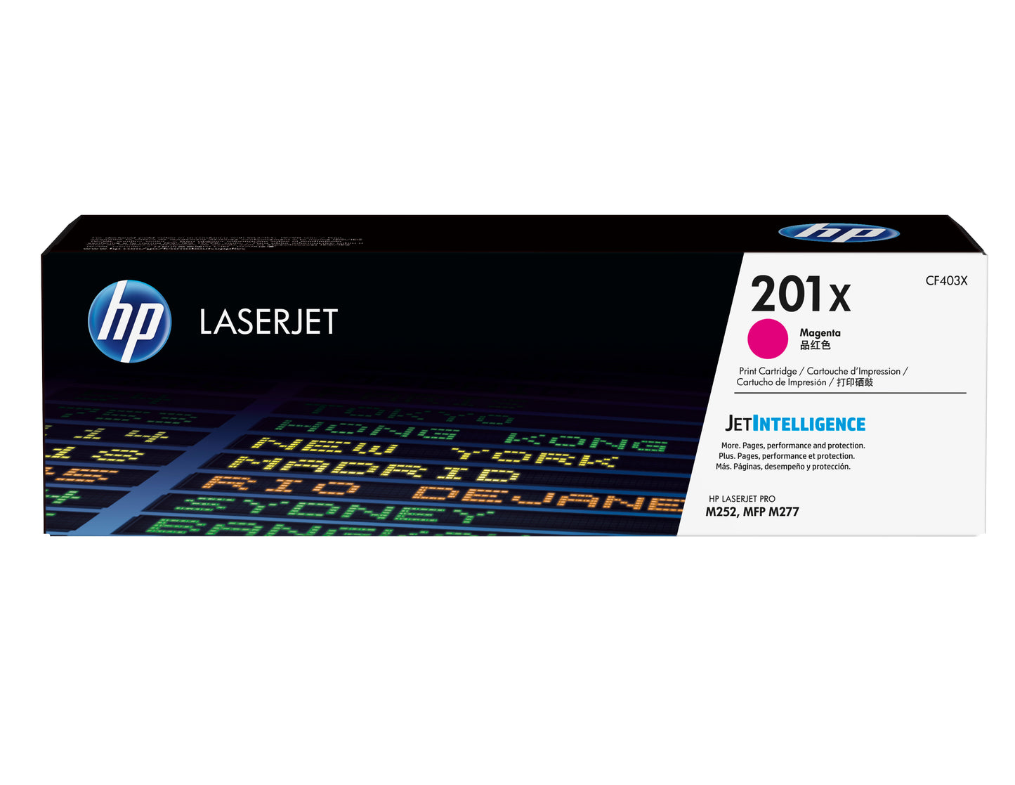 Toner HP LaserJet Pro 201X Magenta 2300 pág (CF403X)
