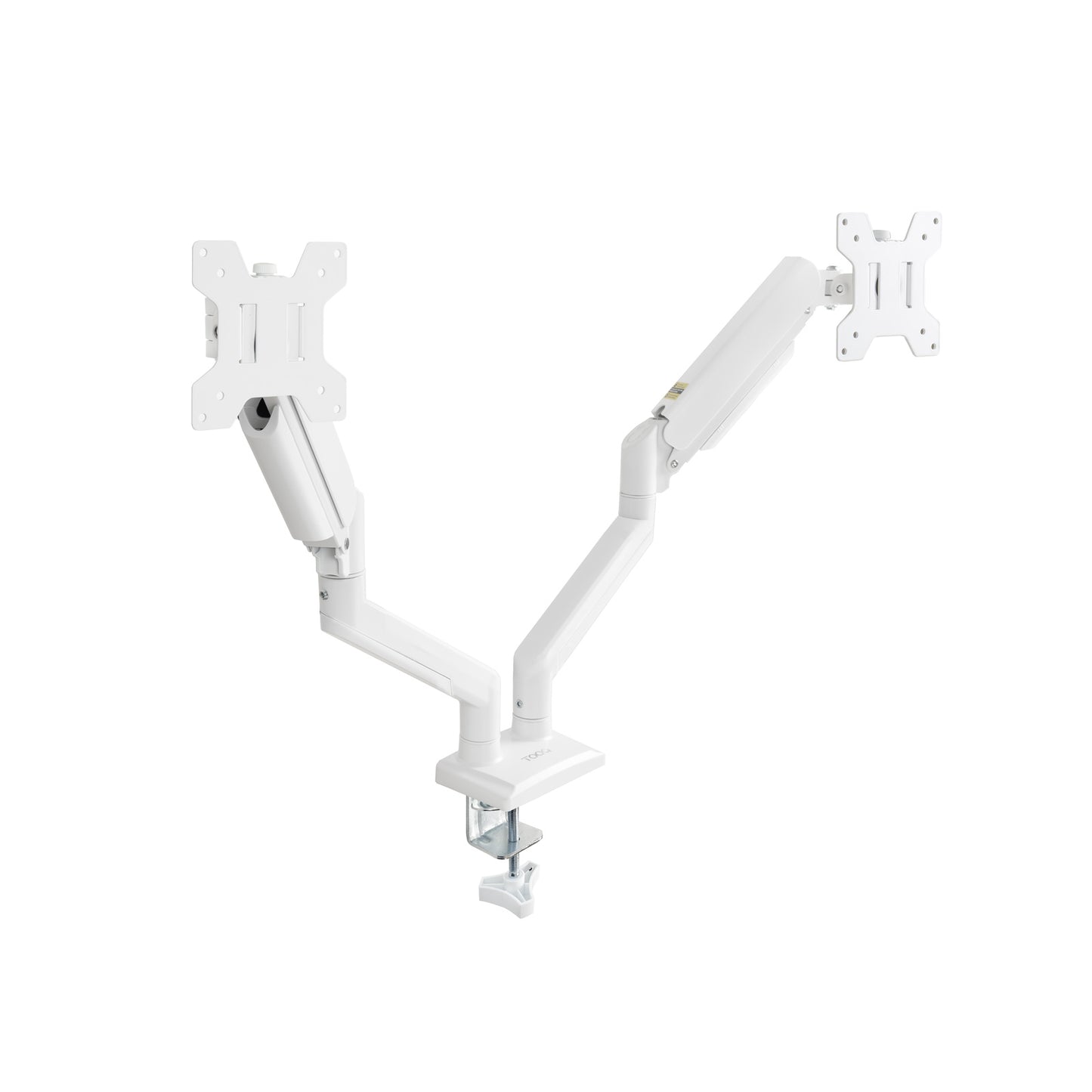 TooQ 13"-34" White Desk Mount with 2 Arms (DB1434TNR-W)