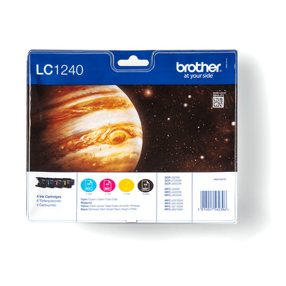 Tinta lc1240val pack 4 cartuchos (bk/m/y/c)