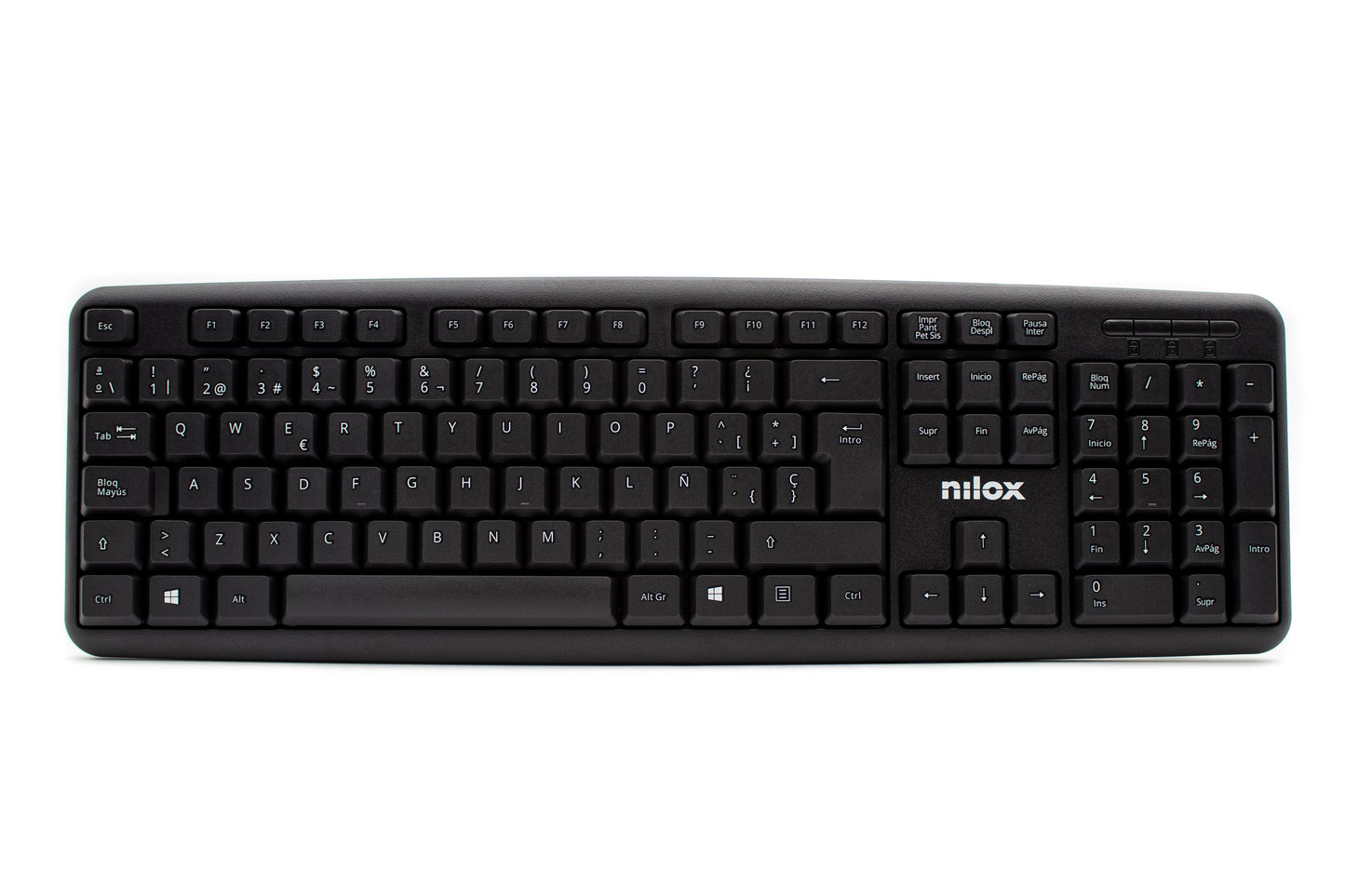 NILOX Compact USB Keyboard Black (NXKBE000002)