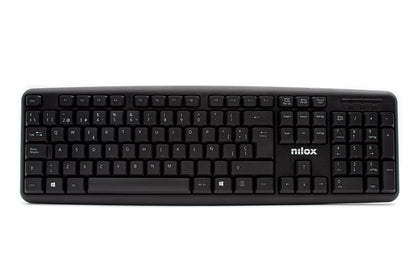 NILOX Compact USB Keyboard Black (NXKBE000002)