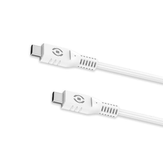 CELLY USB-C to USB-C Cable 1m 60W White (USBCUSBCWH)